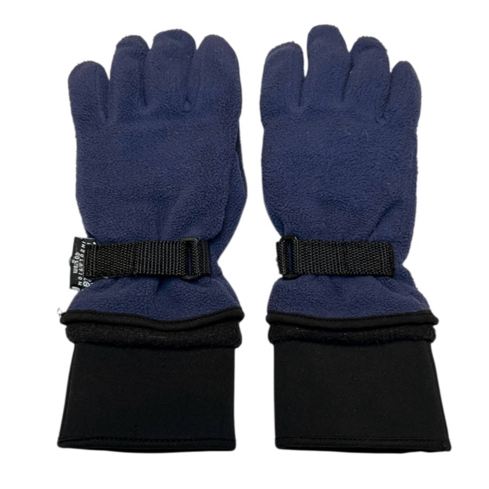 Thinsulate Kids Blue and Black Mittens Waterproof  GUC